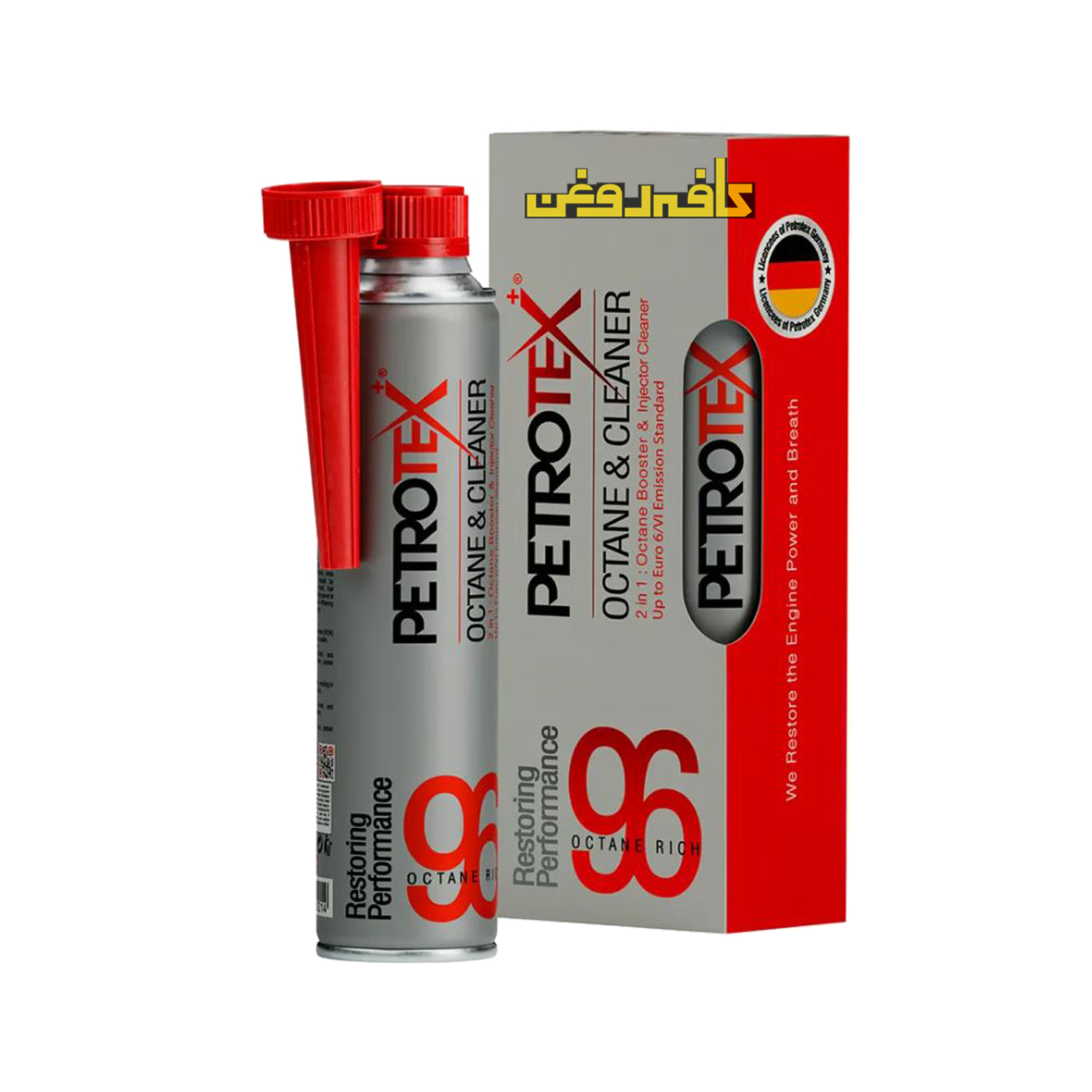 مکمل بنزین پتروتکس مدل دو در یک حجم 300میلی لیتر