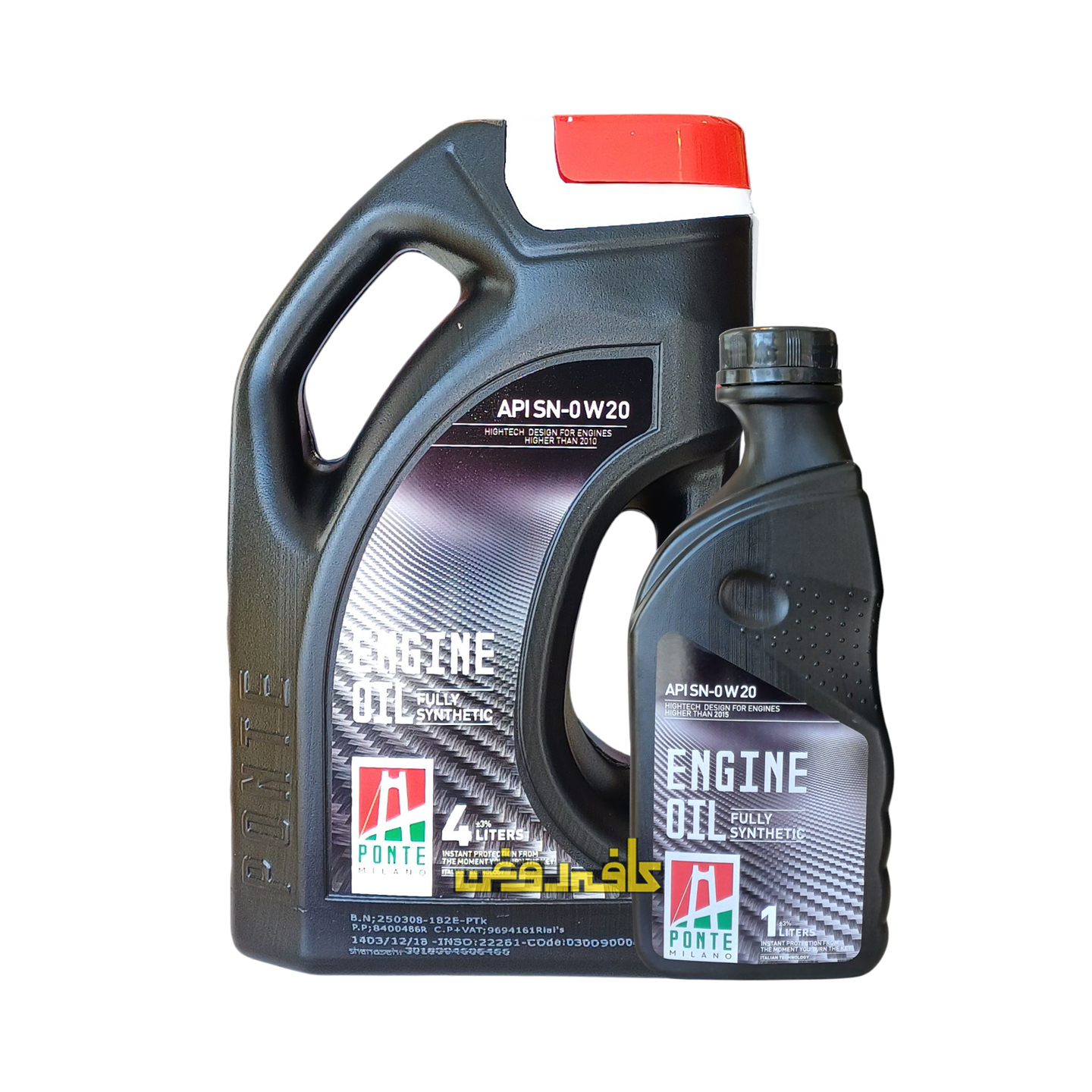 روغن موتور پونته میلانو مدل 0w20 SN حجم 5لیتر