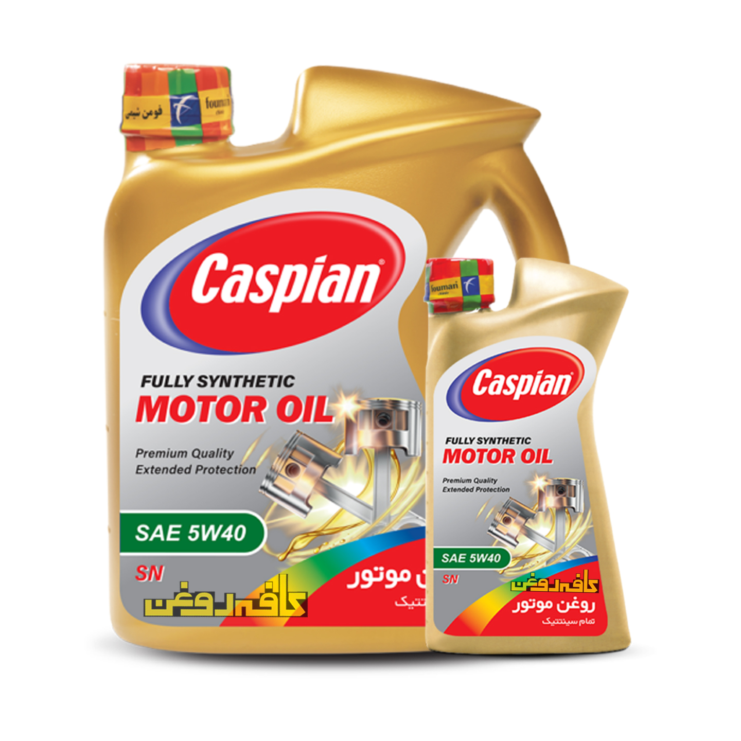 روغن موتور کاسپین مدل 5w40 SN حجم 5لیتر